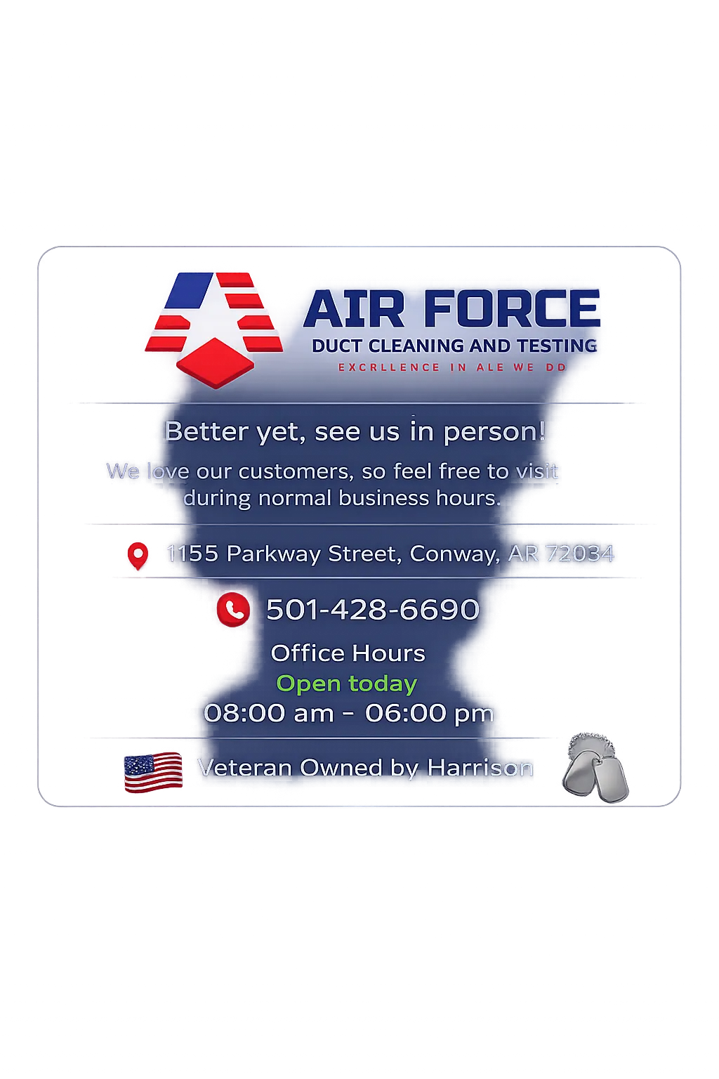 Air Force Duct Cleaning and Testing - Duct Cleaning Professional