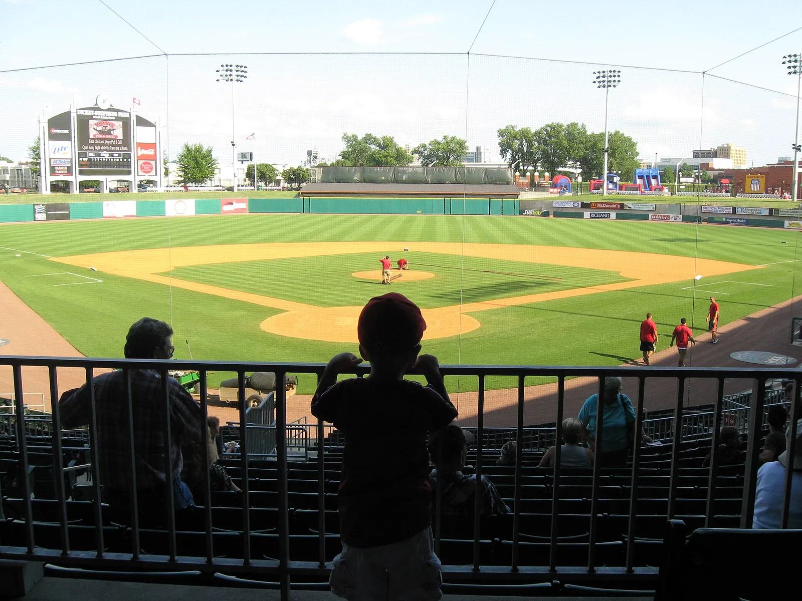 Dickey-Stephens Park baseball stadium in North Little Rock, Arkansas