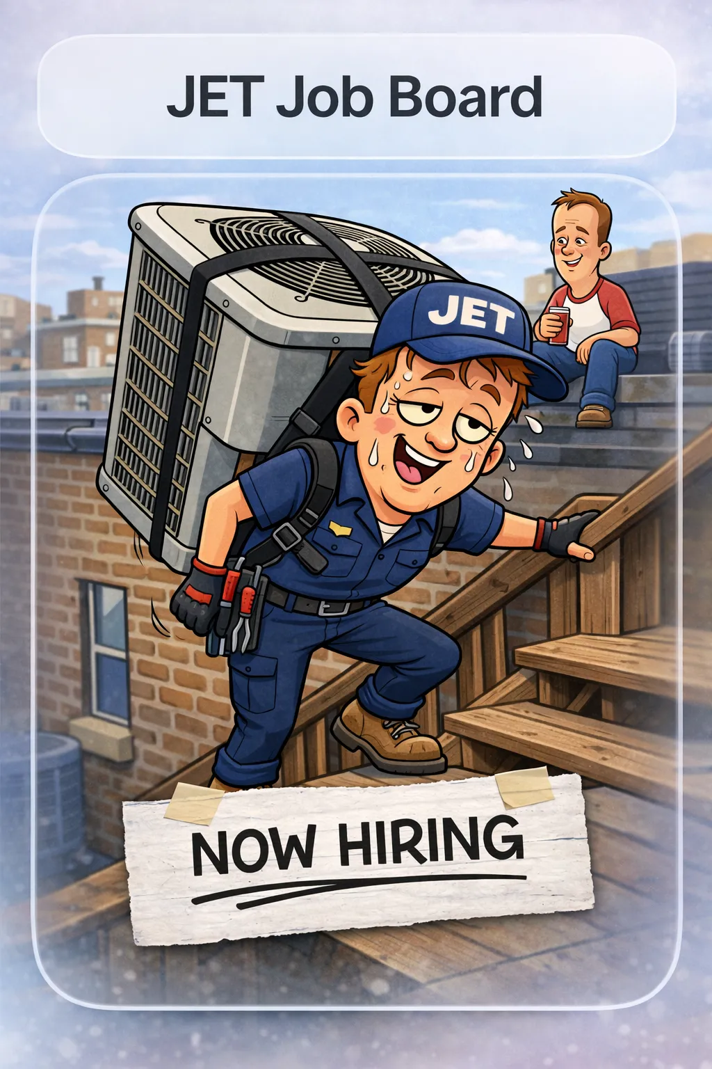 Jet Heat and Air team at work