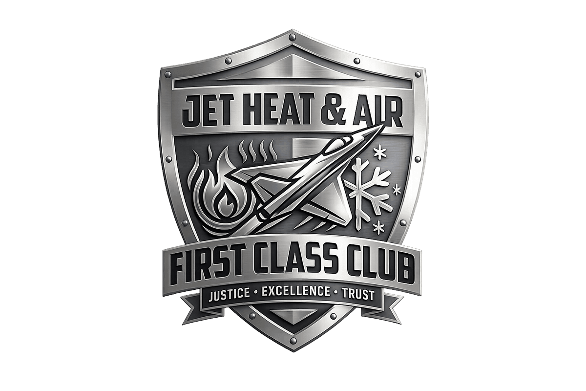 Jet Heat & Air First Class Club - Justice, Excellence, Trust